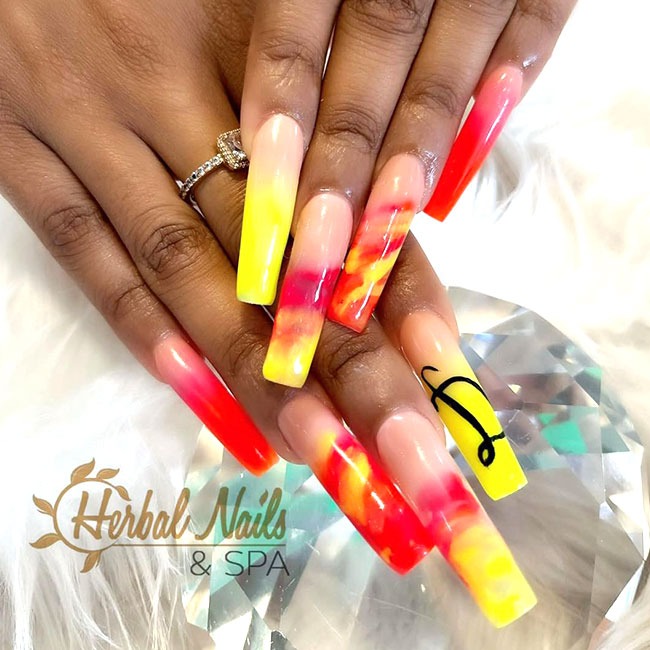 Herbal Nails & Spa Eastvale CA 92880 Manicure & Pedicure Designs